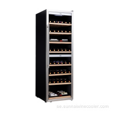 Full Glass Door Dual Zone Wine Cooler